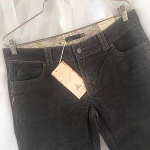 Prana Low Rise Canyon Corduroy Pant, Coal, 10.